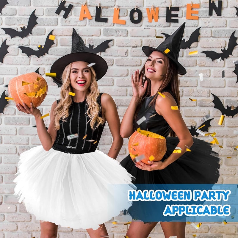 Fynnsure Tutu Skirts for Women 5 Layered Tutu 80s Outfit Adult Halloween Costume Women Tulle Skirt Puffy Skirts Dance Skirt - Image 4